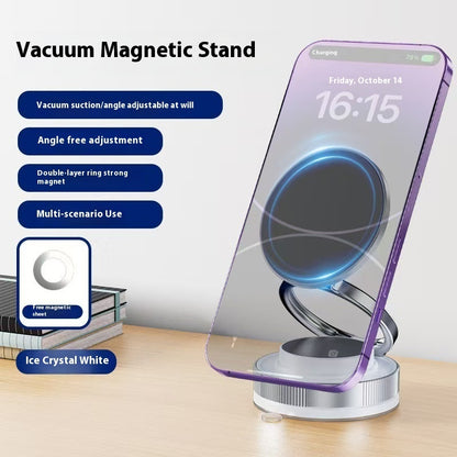 Magnetischer Auto-Handyhalter mit Vakuum-Saugfunktion – Smartphone Halterung fürs Auto