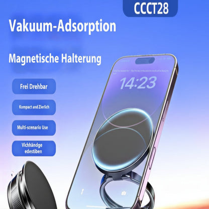 Magnetischer Auto-Handyhalter mit Vakuum-Saugfunktion – Smartphone Halterung fürs Auto