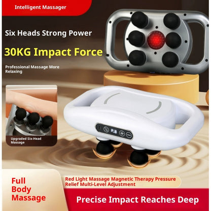 Massagepistole mit 16 Köpfen – Elektrisches Deep-Tissue-Massagegerät für den ganzen Körper