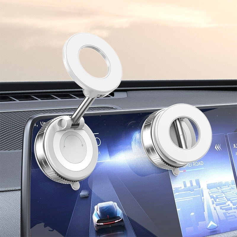 Magnetische Auto-Handyhalterung mit Vakuum-Sauger – Navi & Smartphone Halter