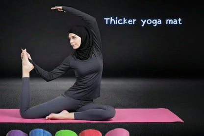Yogamatte rutschfest extra dick 1,5 cm Fitnessmatte