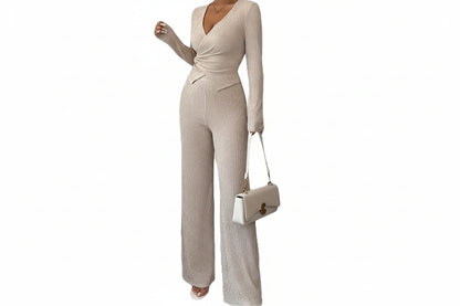 Relaxed-Fit Strick-Set für Damen – Bequemes 2-teiliges Casual Outfit