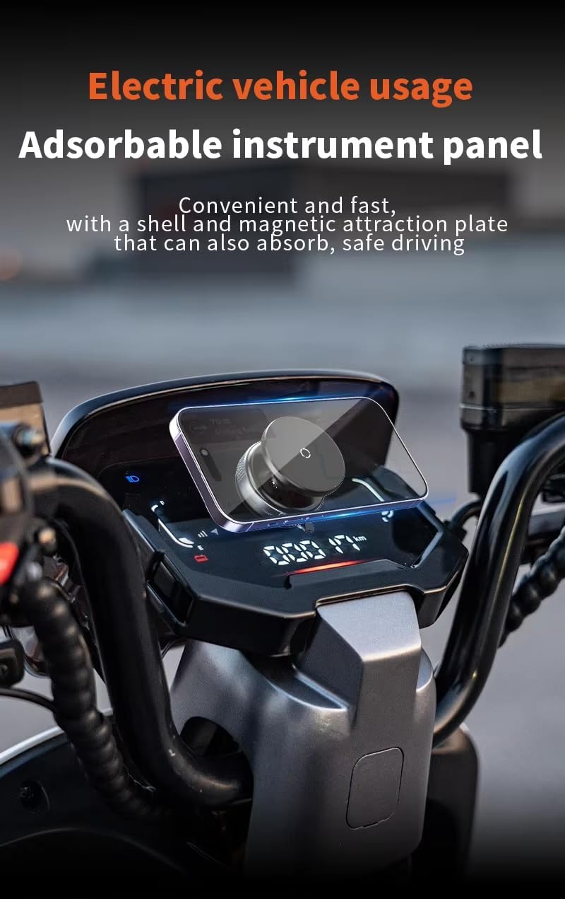 Auto-Handyhalter mit 360° Rotation – Vakuum-Sauger & 20-fache Magnetkraft