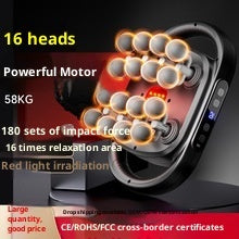 Massagepistole mit 16 Köpfen – Elektrisches Deep-Tissue-Massagegerät für den ganzen Körper